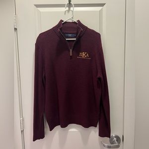 Pi Kappa Alpha, University of Nebraska Medium Maroon Quarter Zip